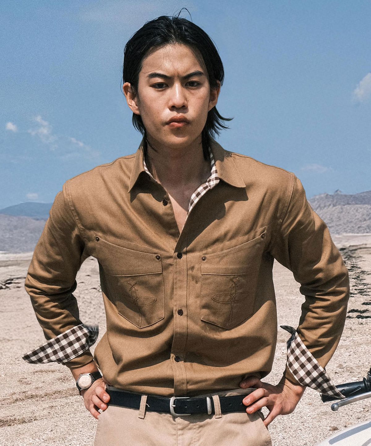 비디알(VDR) SPITFIRE SHIRTS [Sand]