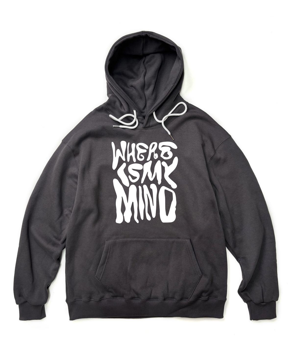 앱놀머씽(ABNORMALTHING) MIND 루즈핏 후드 그레이 (MIND HOOD GREY)