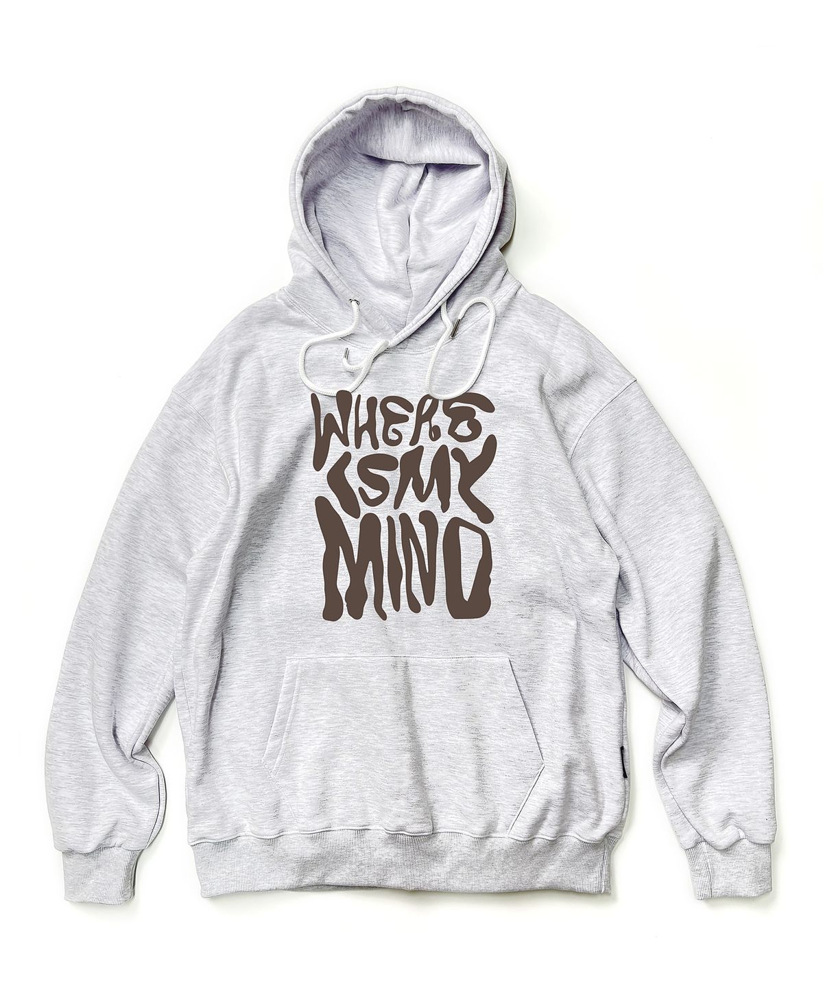 앱놀머씽(ABNORMALTHING) MIND 루즈핏 후드 차콜 (MIND HOOD CHARCOAL)