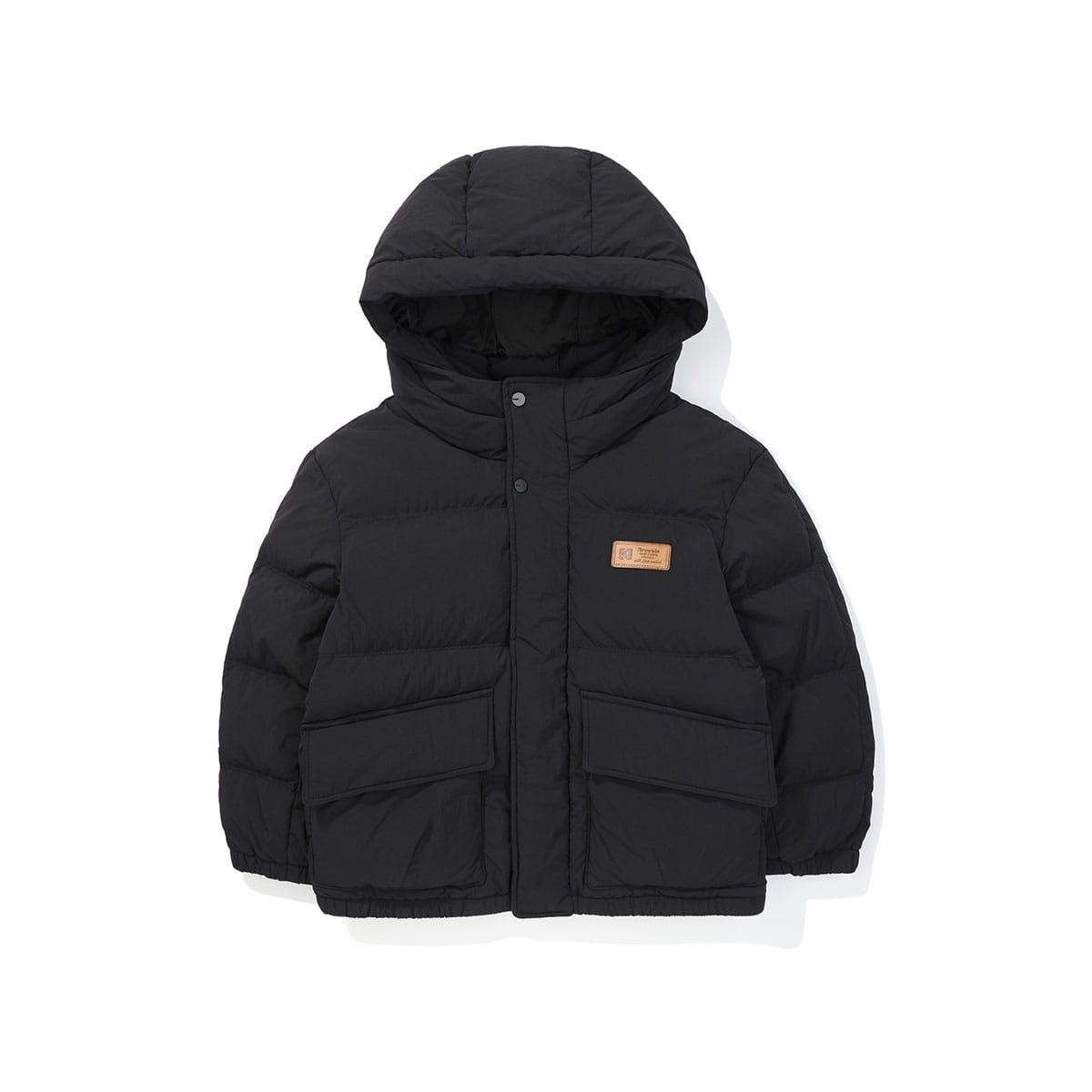 코닥 키즈(KODAK KIDS) 에센셜 경량 후드 다운 자켓 키즈 BLACK