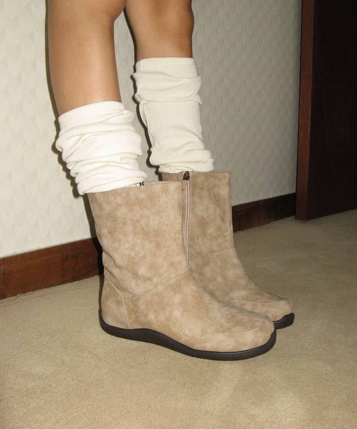 포기무디(FOGGY MOODY) Keen 0005-3. Rubber Sole Ankle Boots - 3colors