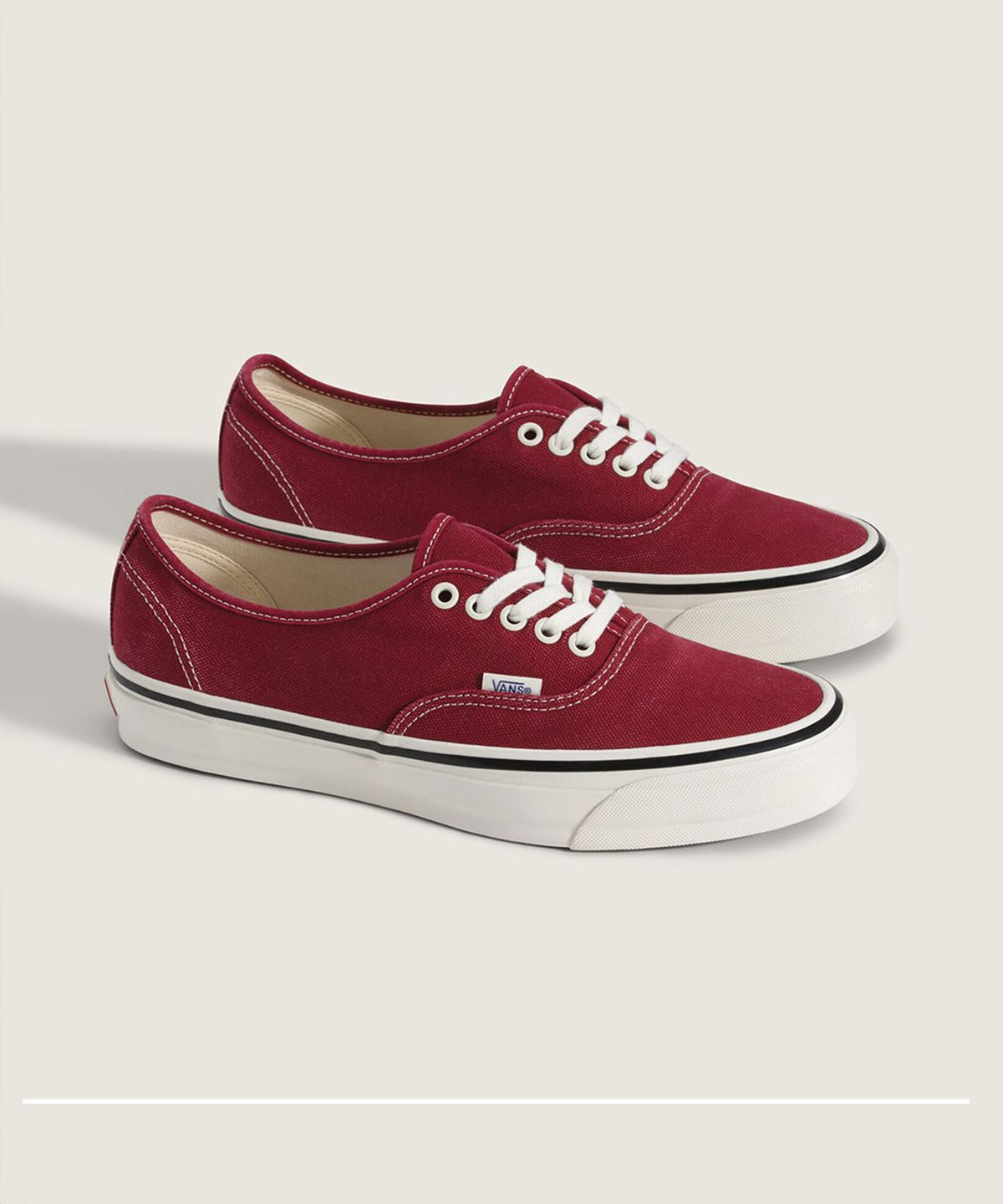 반스(VANS) 프리미엄 어센틱 LX 44 - (덕 캔버스) 보르도 / VN000EBNBRD1