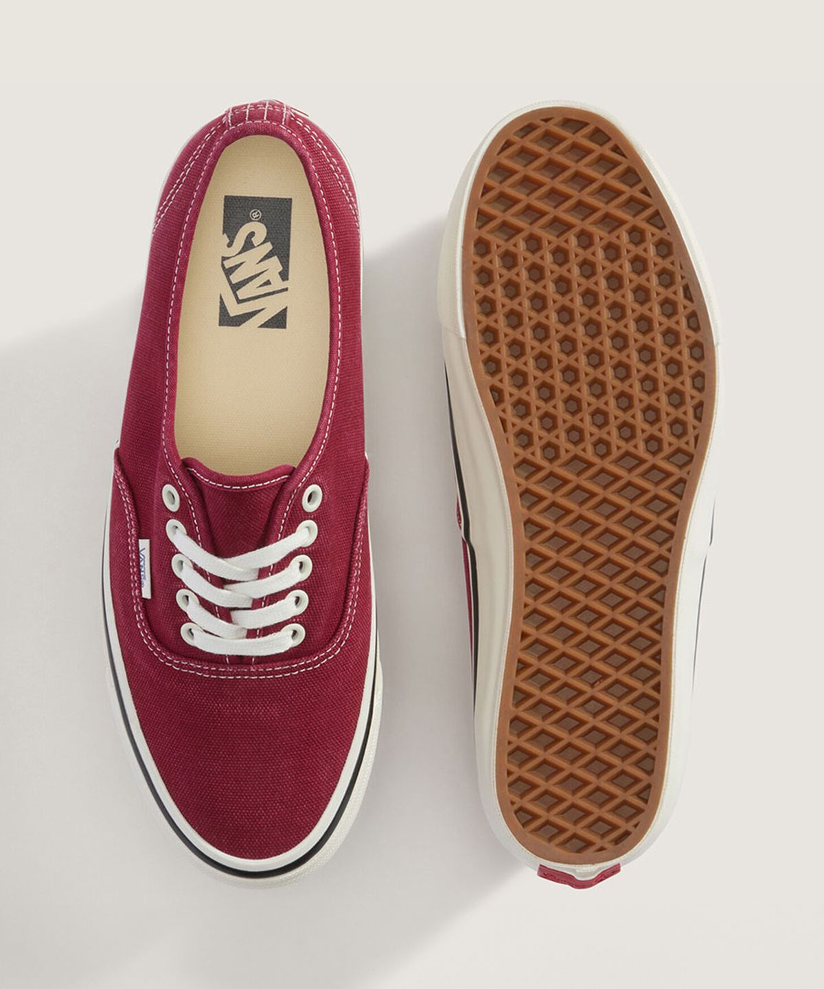 반스(VANS) 프리미엄 어센틱 LX 44 - (덕 캔버스) 보르도 / VN000EBNBRD1