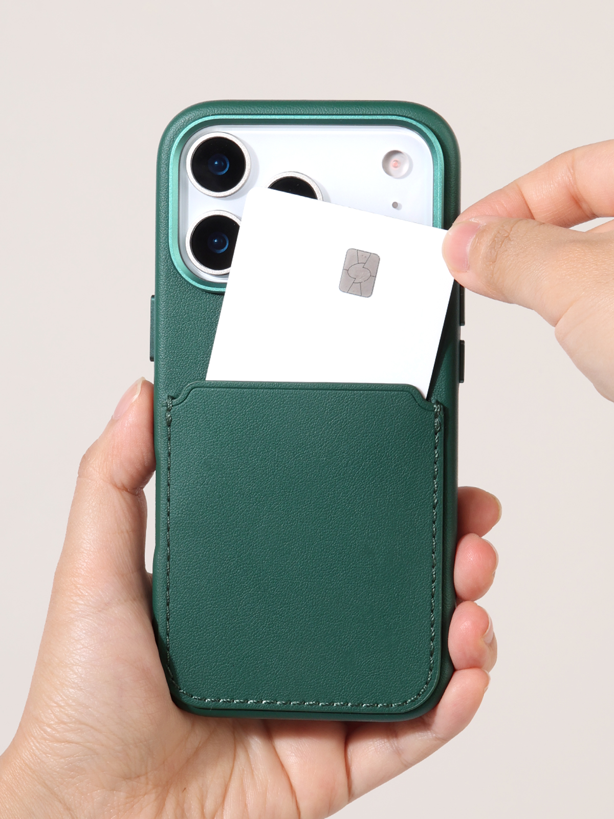 디자인스킨(DESIGNSKIN) 아이폰17프로 풀커버 카드포켓 케이스