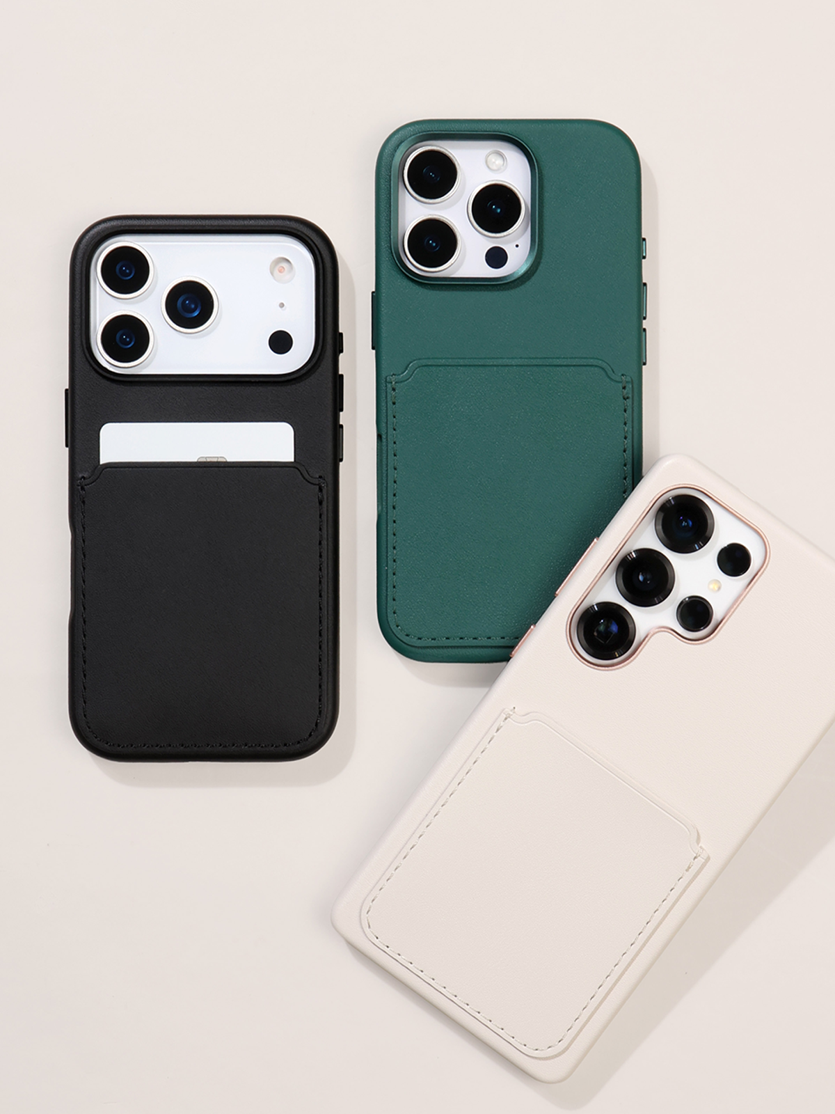 디자인스킨(DESIGNSKIN) 아이폰17프로 풀커버 카드포켓 케이스
