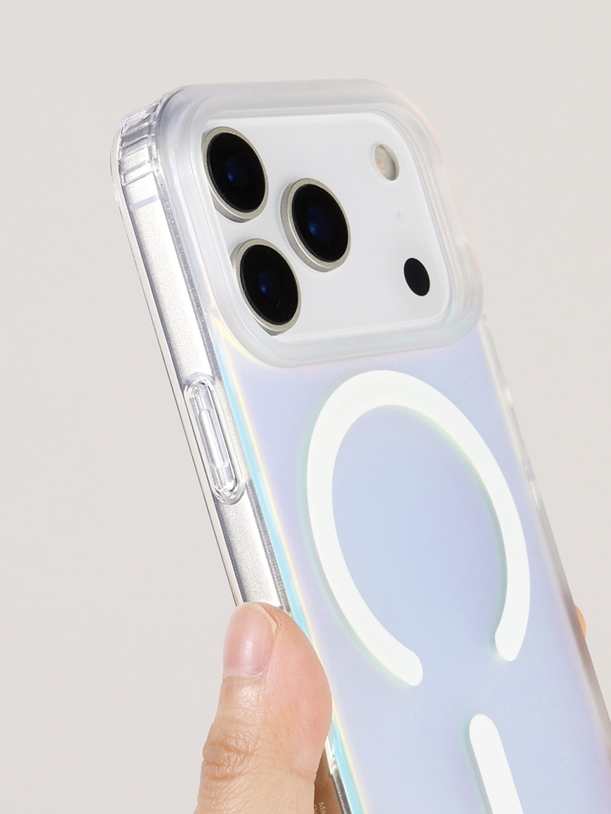 디자인스킨(DESIGNSKIN) 아이폰17 프로 프로맥스 에어 피닉스 범퍼 맥세이프 케이스-홀로그램