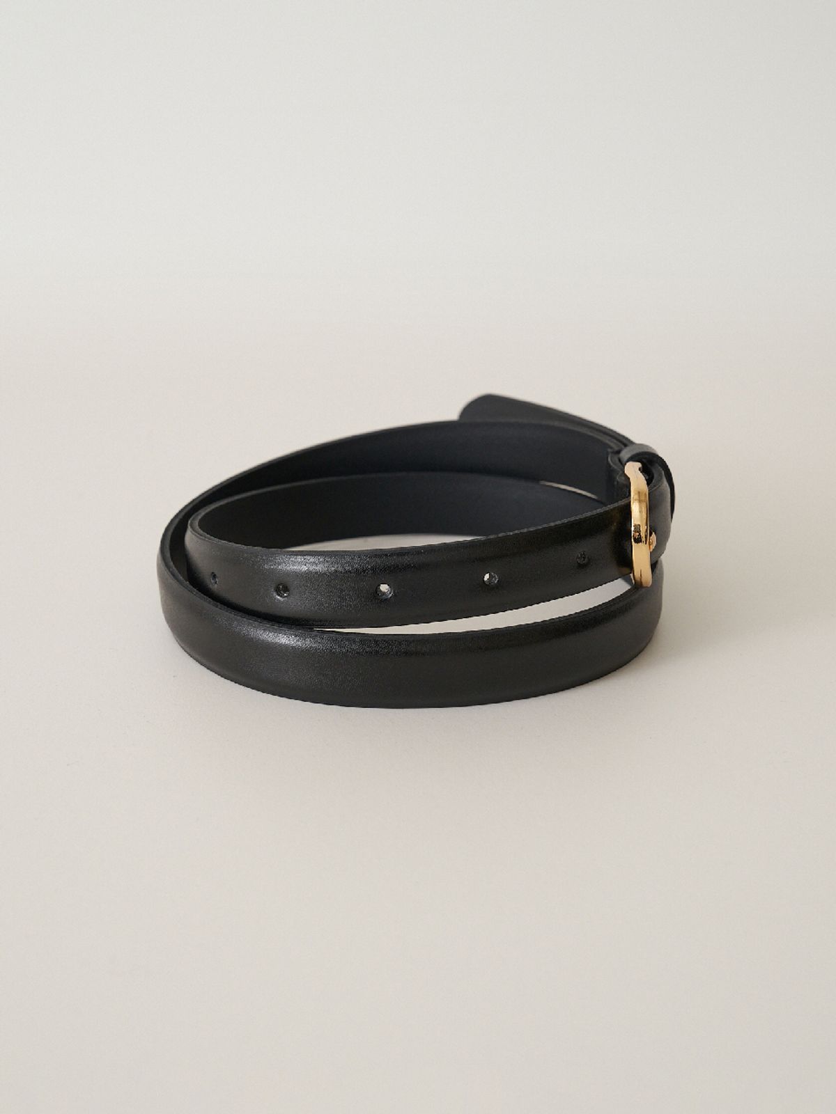 아르카익(ARCHAIC) leather classic belt_black