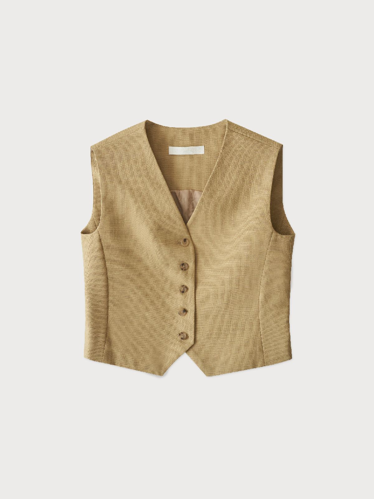 아르카익(ARCHAIC) corn vest_yellow beige