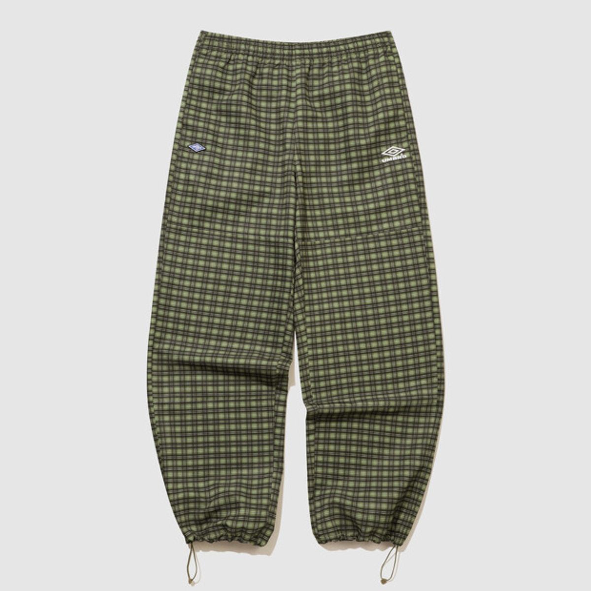 엄브로(UMBRO) HBL 로얄 컬리지 와이드 & 조거 2WAY 우븐 팬츠 그린(UQ321CPT99)