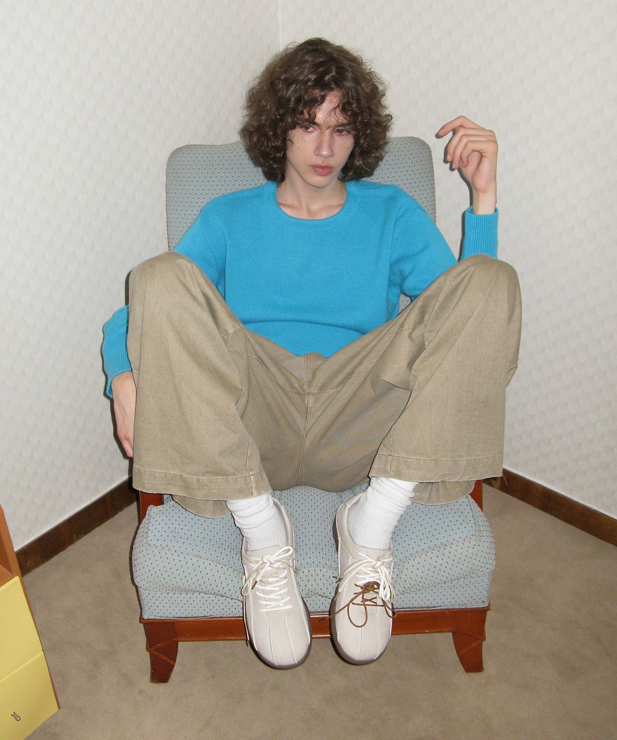 포기무디(FOGGY MOODY) Fuzzy Men 0021. Stiched Lace-Up - 4colors
