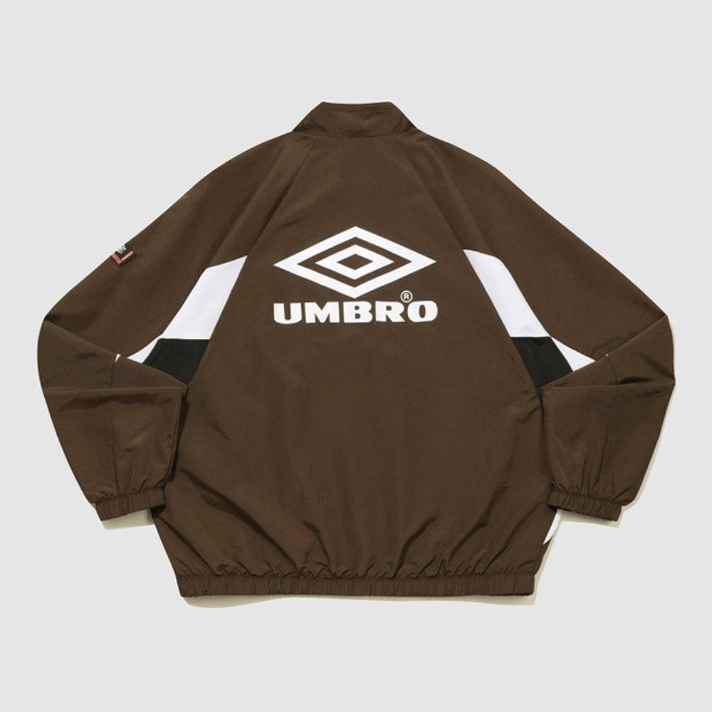 엄브로(UMBRO) HBL OG 헤리티지 스탠넥 바람막이 자켓 브라운