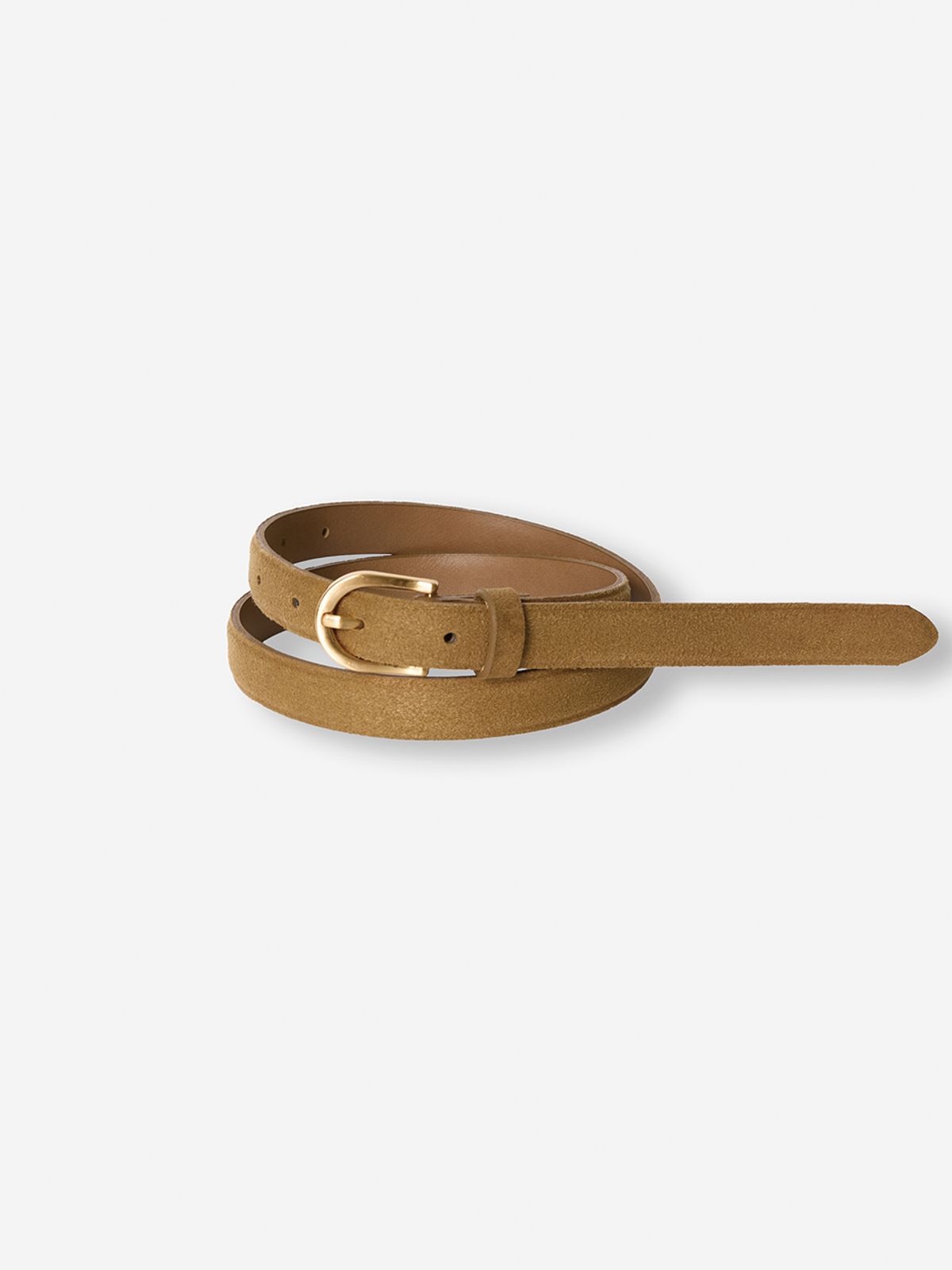 아르카익(ARCHAIC) suede belt_camel