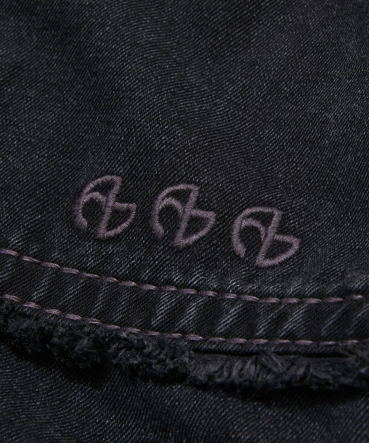 노매뉴얼(NOMANUAL) NO RELIGION DENIM RIDER JACKET - W.BLACK