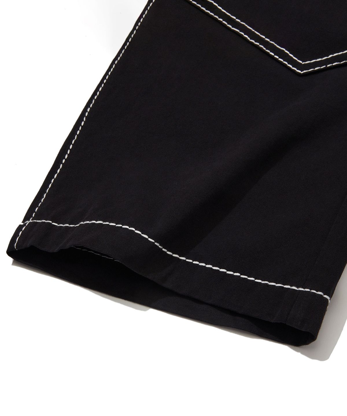 노매뉴얼(NOMANUAL) NO RELIGION DOUBLE KNEE PANTS - BLACK