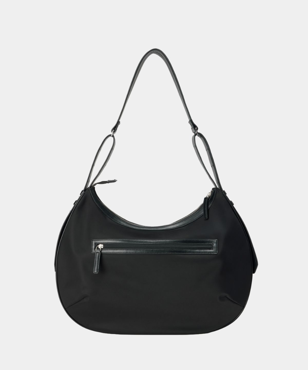 메종미네드(MAISON MINED) BIG SIDE STRAP HOBO BAG BLACK