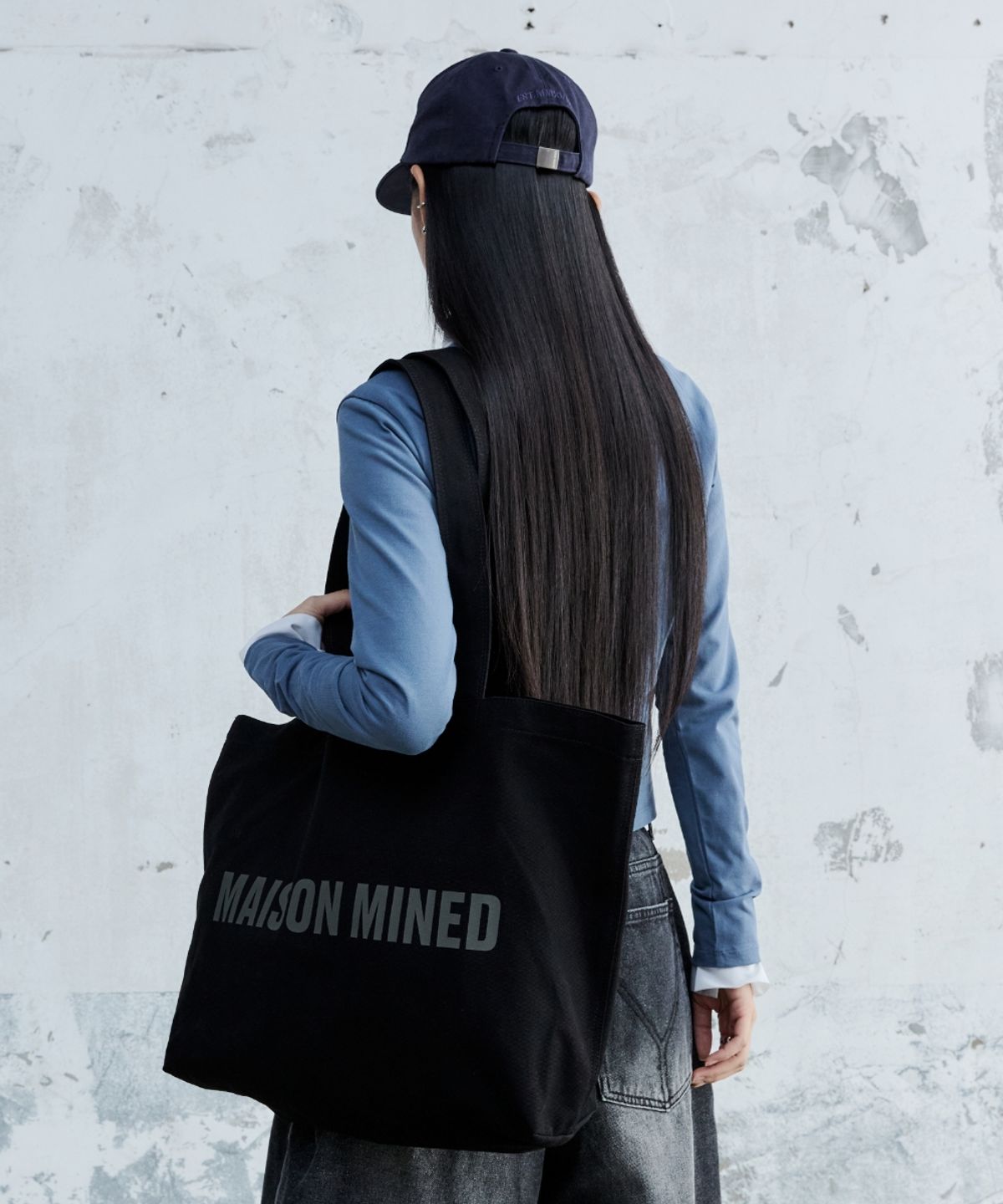 메종미네드(MAISON MINED) MAISON ECO BAG BLACK