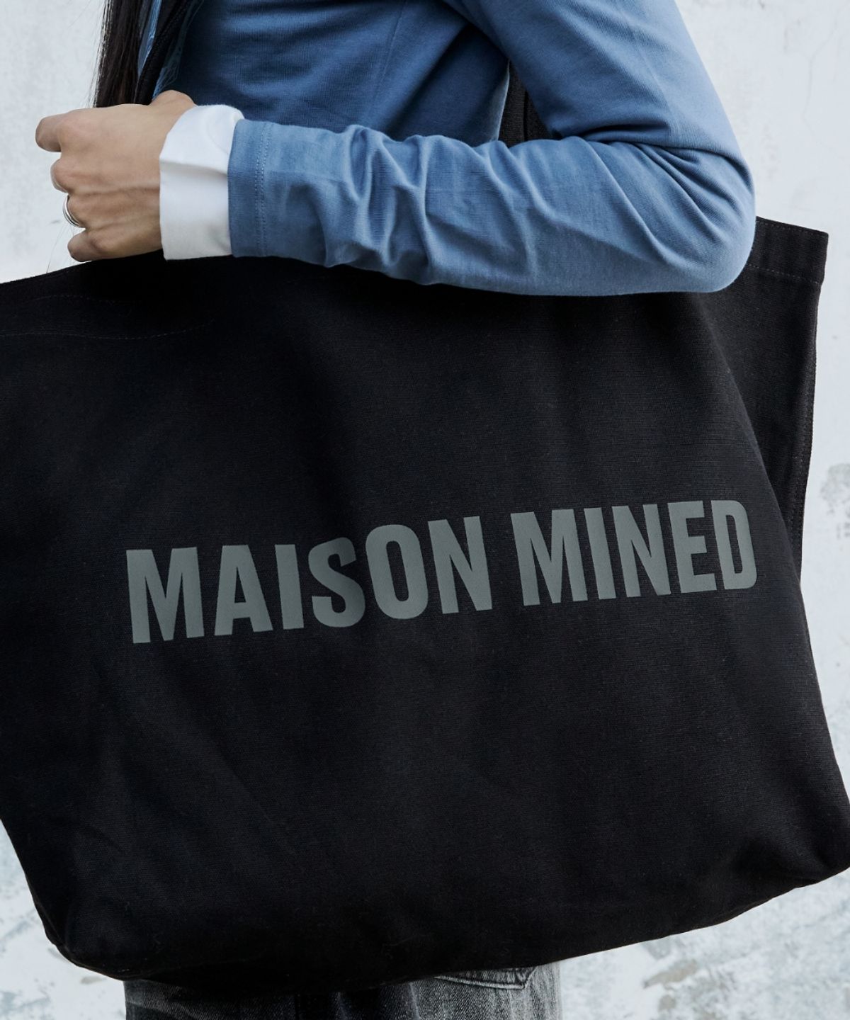 메종미네드(MAISON MINED) MAISON ECO BAG BLACK