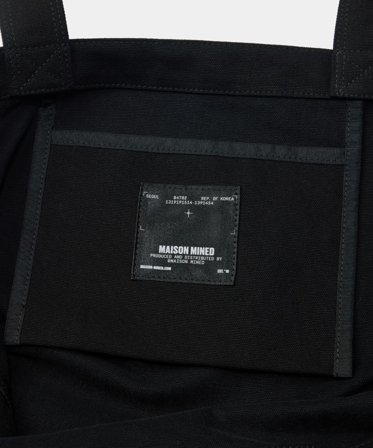 메종미네드(MAISON MINED) MAISON ECO BAG BLACK