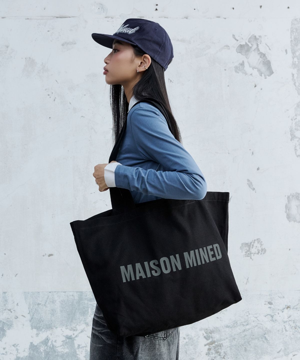 메종미네드(MAISON MINED) MAISON ECO BAG BLACK