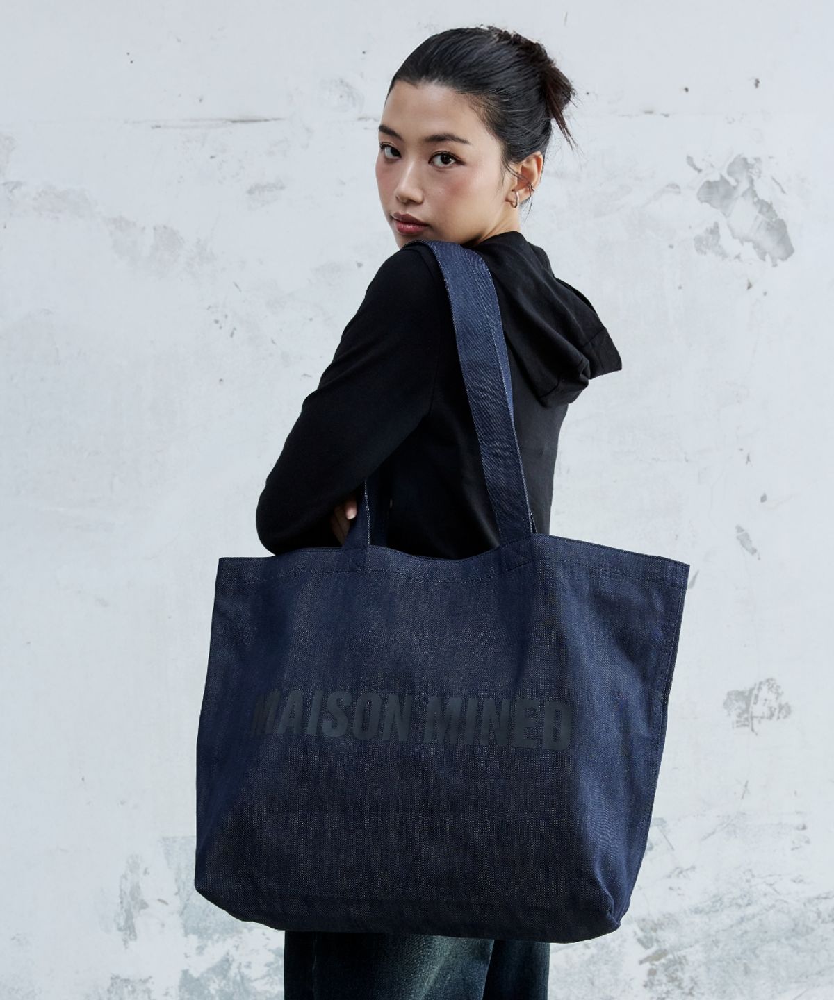 메종미네드(MAISON MINED) MAISON ECO BAG INDIGO