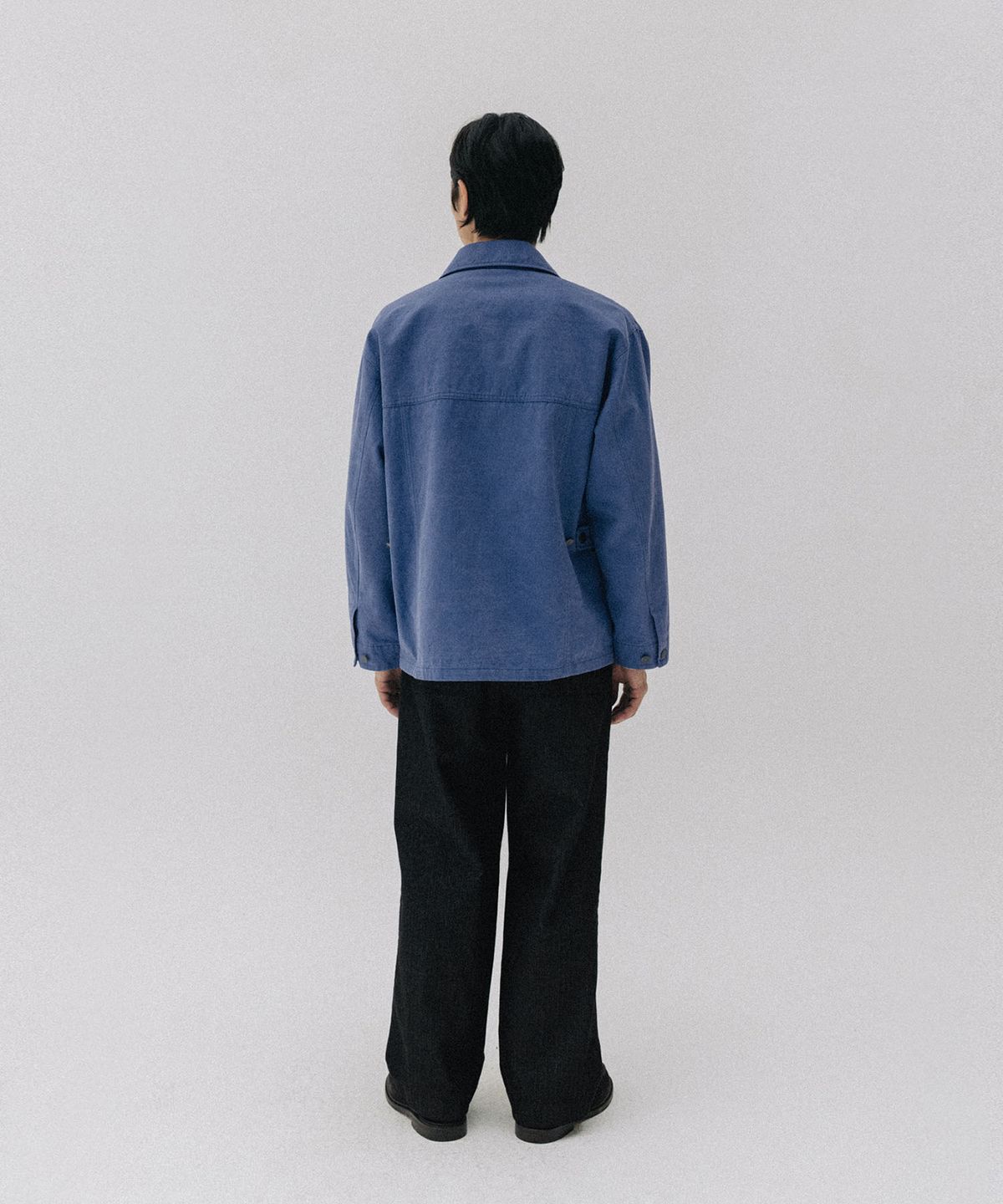 블랭크룸(BLANKROOM) 워커스 자켓_WASHED BLUE