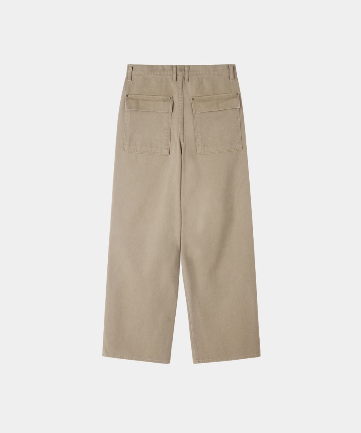 메종미네드(MAISON MINED) PIN-TUCK WASHED COTTON PANTS BEIGE