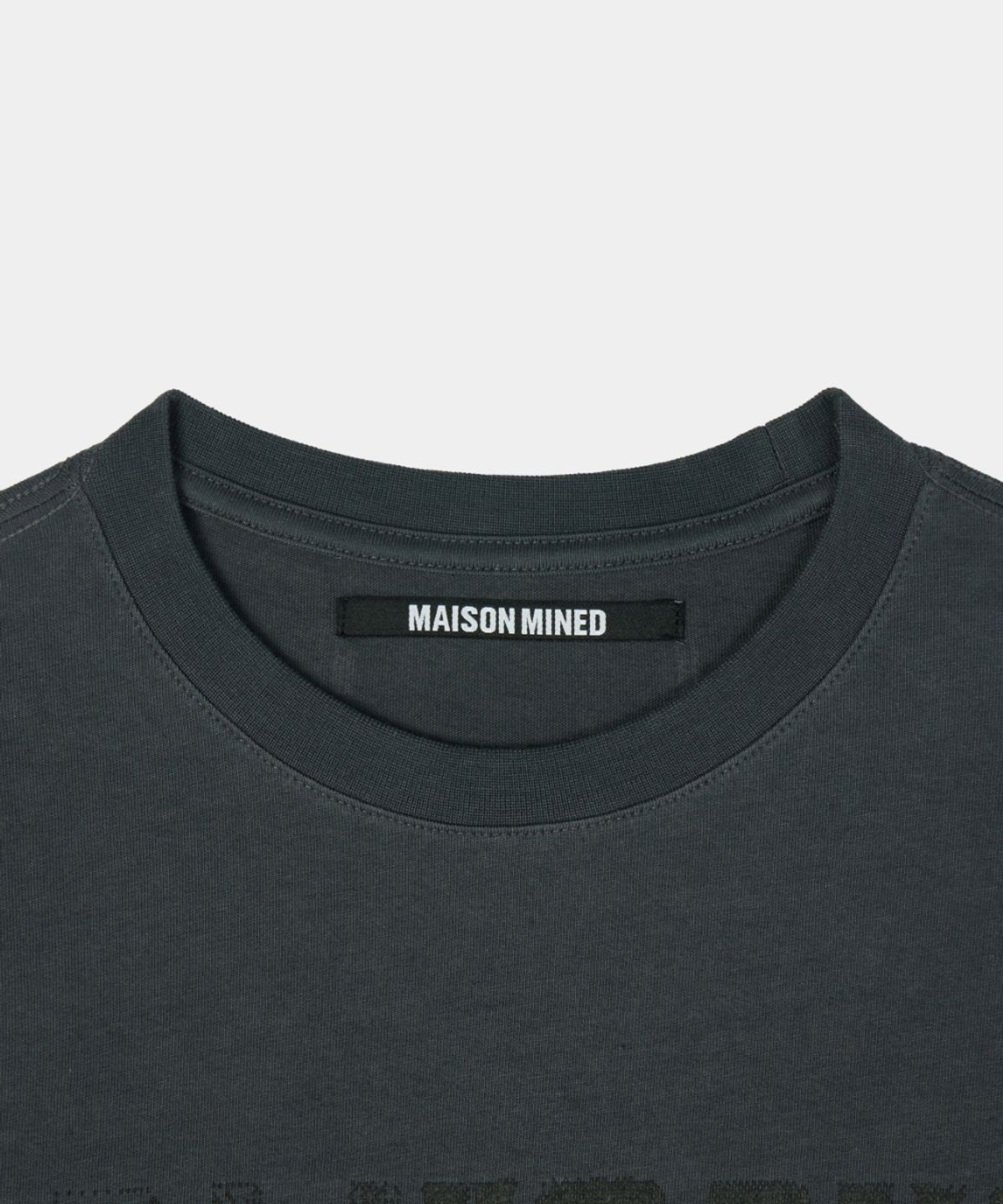 메종미네드(MAISON MINED) MMXVIII LONG SLEEVE CHARCOAL