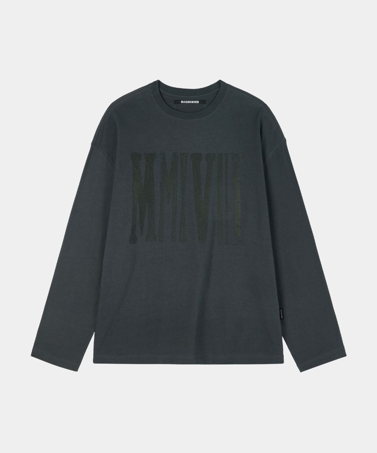 메종미네드(MAISON MINED) MMXVIII LONG SLEEVE CHARCOAL