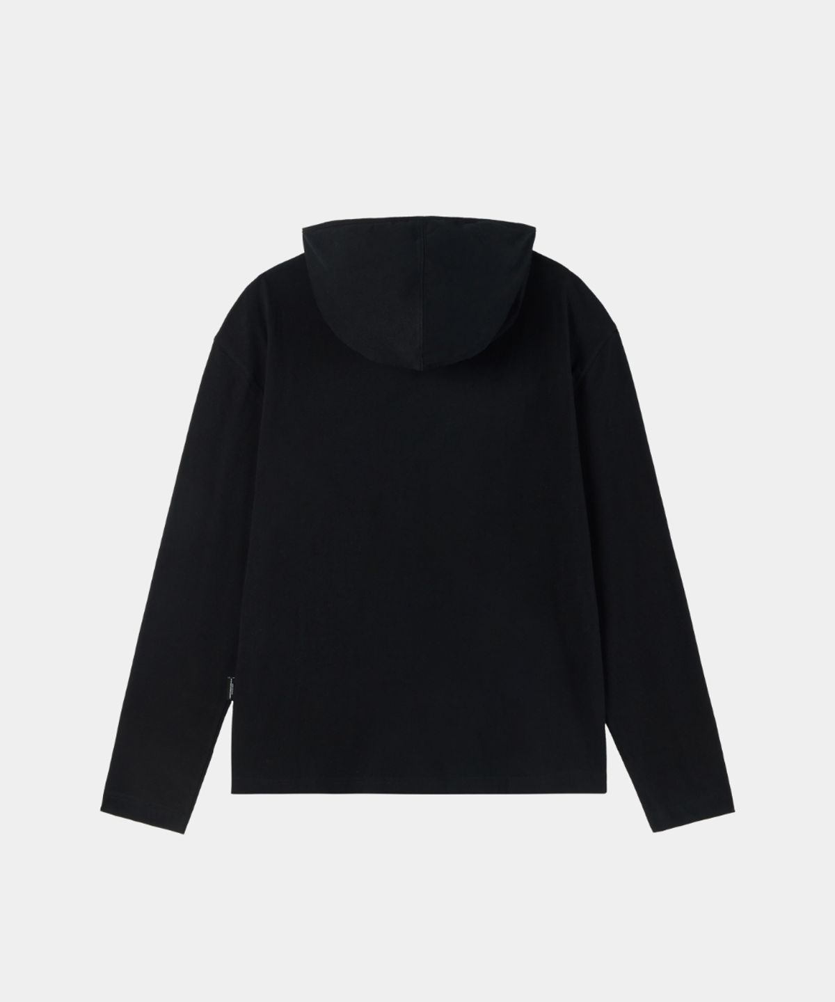 메종미네드(MAISON MINED) MAISON HOODED LONG SLEEVE BLACK