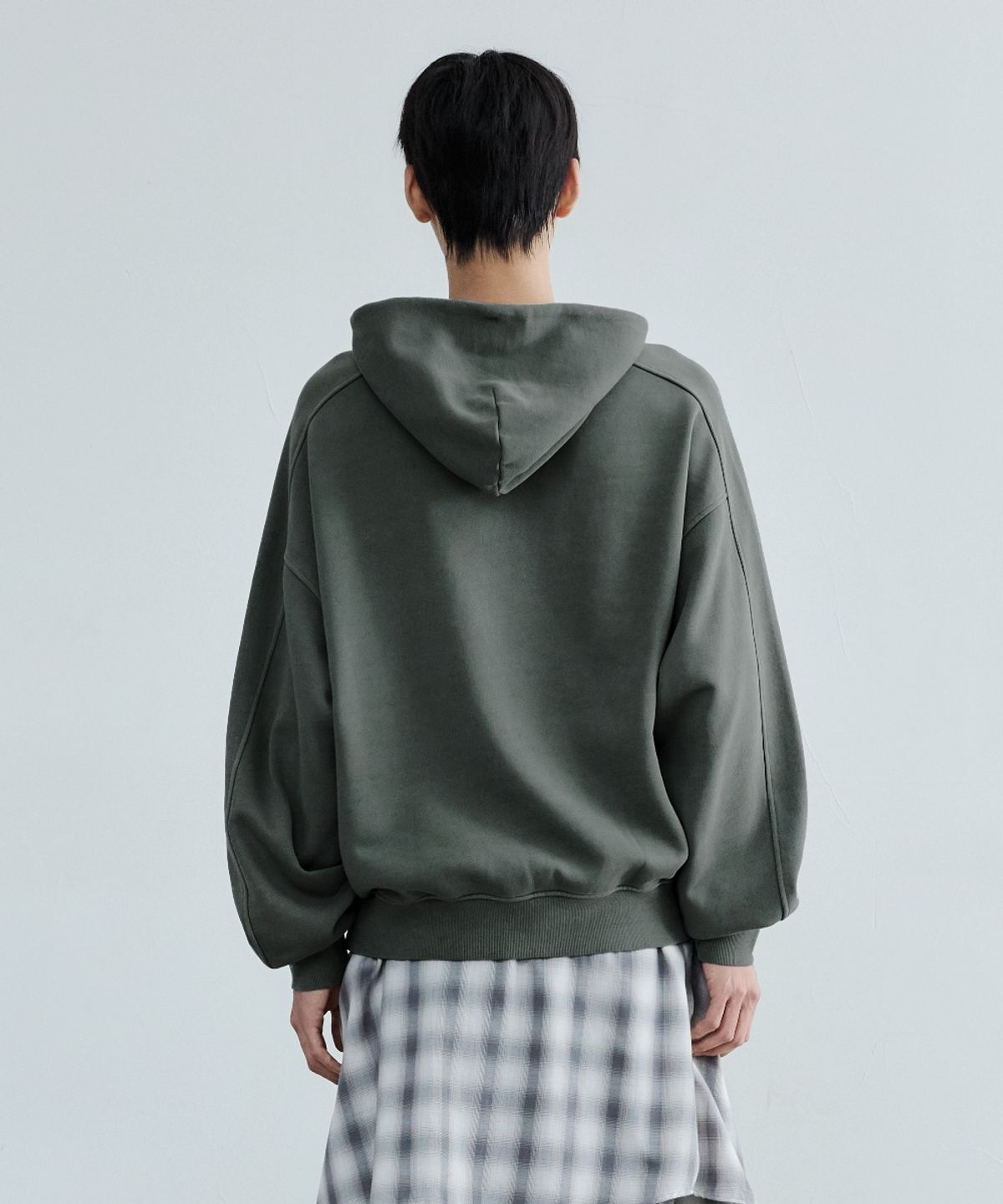 메종미네드(MAISON MINED) MMXVIII VINTAGE HOODIE DUSTY MINT