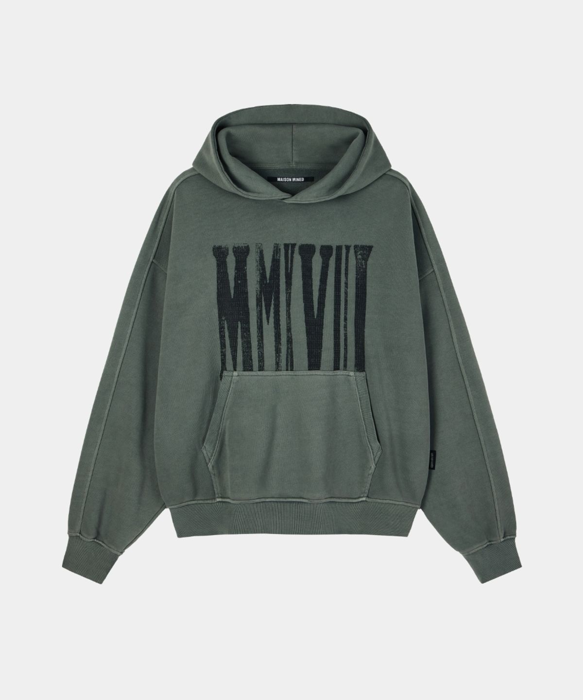 메종미네드(MAISON MINED) MMXVIII VINTAGE HOODIE DUSTY MINT