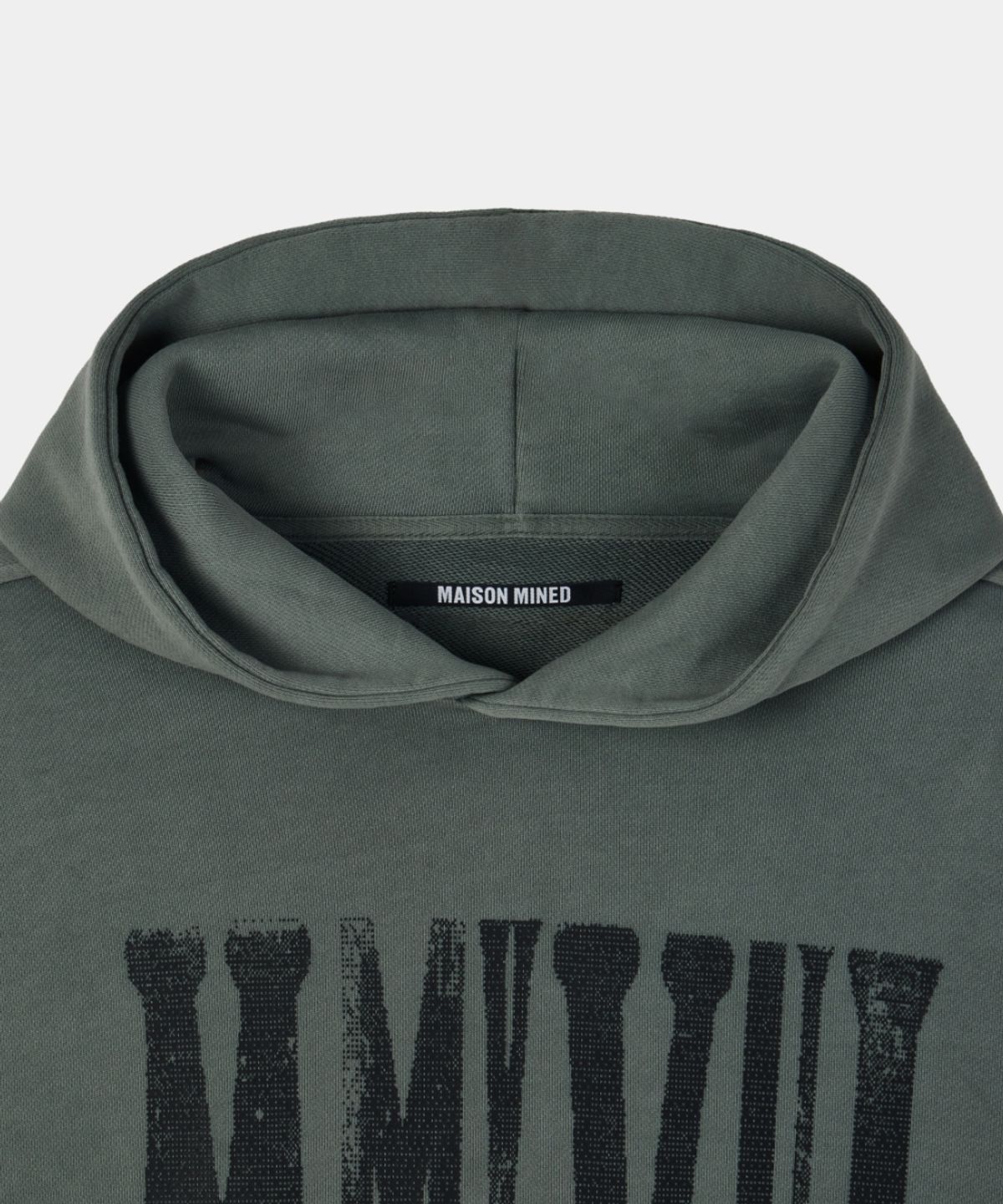 메종미네드(MAISON MINED) MMXVIII VINTAGE HOODIE DUSTY MINT