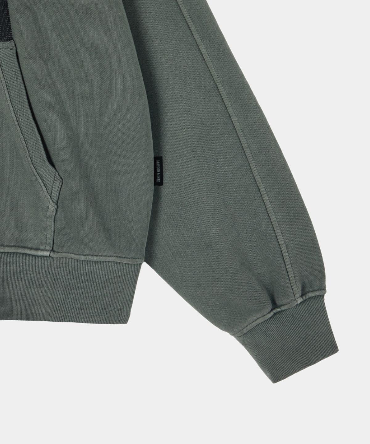 메종미네드(MAISON MINED) MMXVIII VINTAGE HOODIE DUSTY MINT