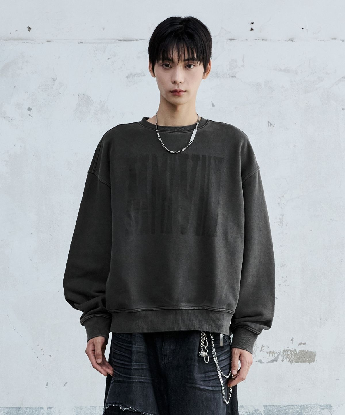 메종미네드(MAISON MINED) [2COLOR] MMXVIII VINTAGE SWEATSHIRT