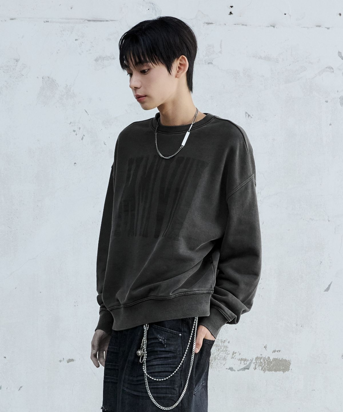 메종미네드(MAISON MINED) [2COLOR] MMXVIII VINTAGE SWEATSHIRT