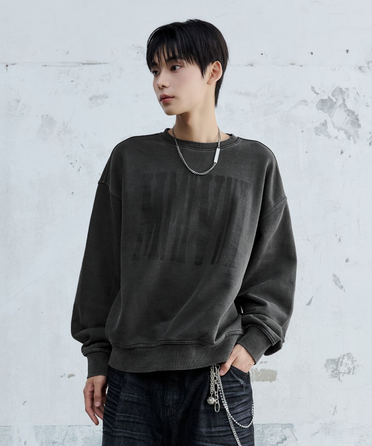 메종미네드(MAISON MINED) [2COLOR] MMXVIII VINTAGE SWEATSHIRT
