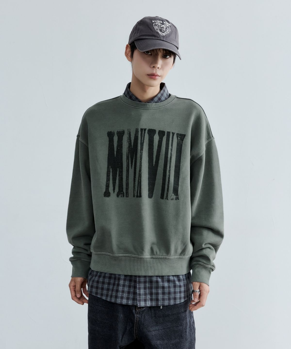 메종미네드(MAISON MINED) [2COLOR] MMXVIII VINTAGE SWEATSHIRT