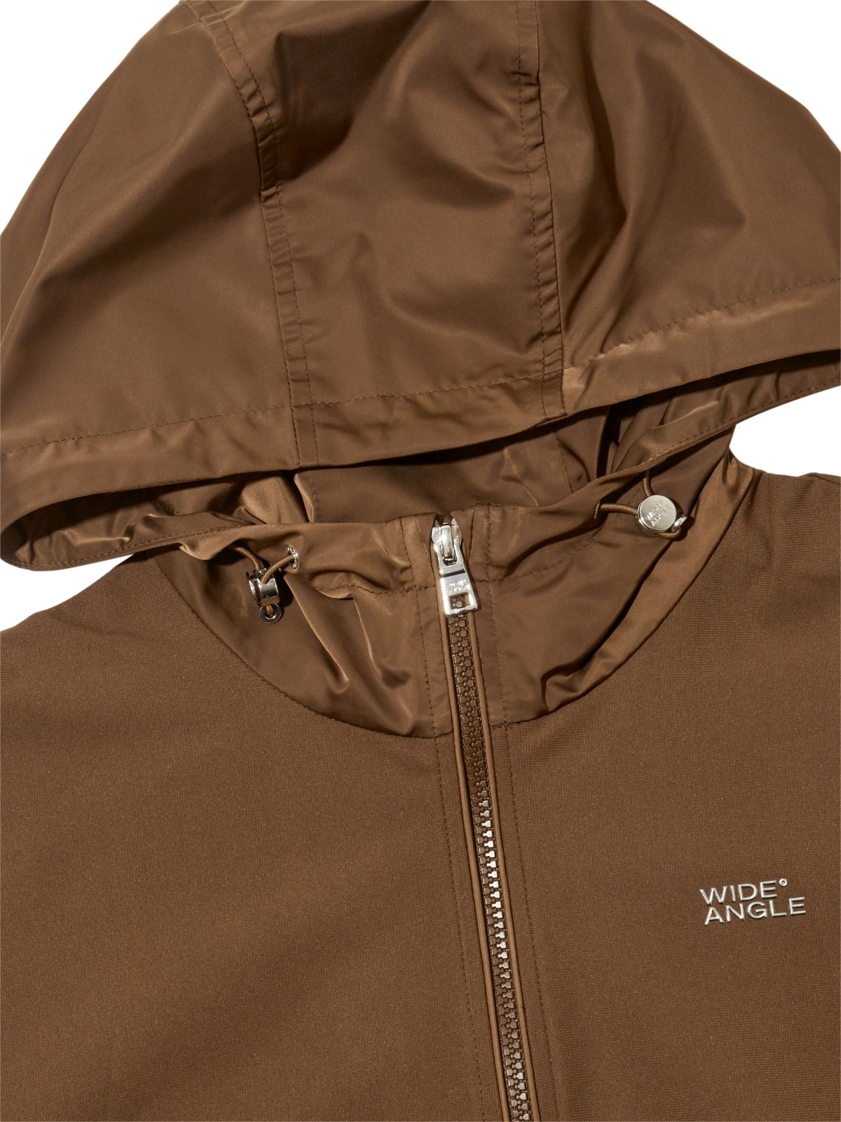 와이드앵글(WIDEANGLE) CO 하이브리드 레인지웨어 자켓 L_Light Brown