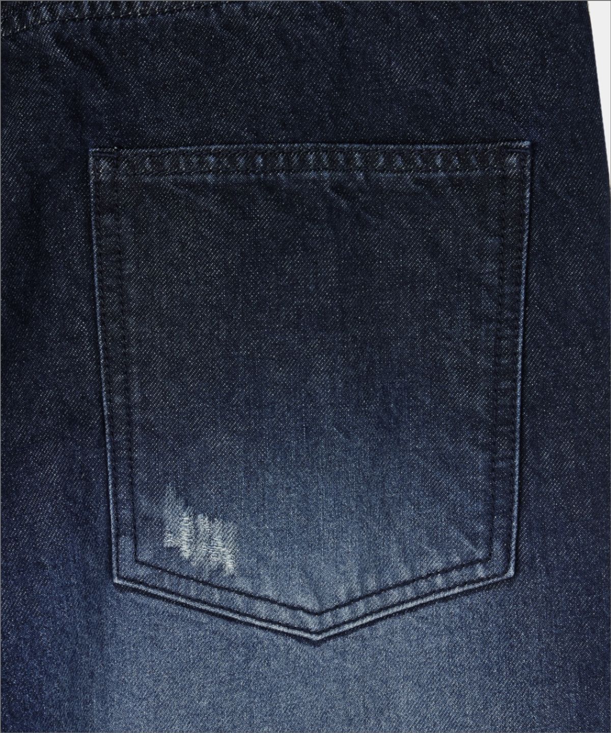 메종미네드(MAISON MINED) DESTROYED WASHING DENIM PANTS MID BLUE