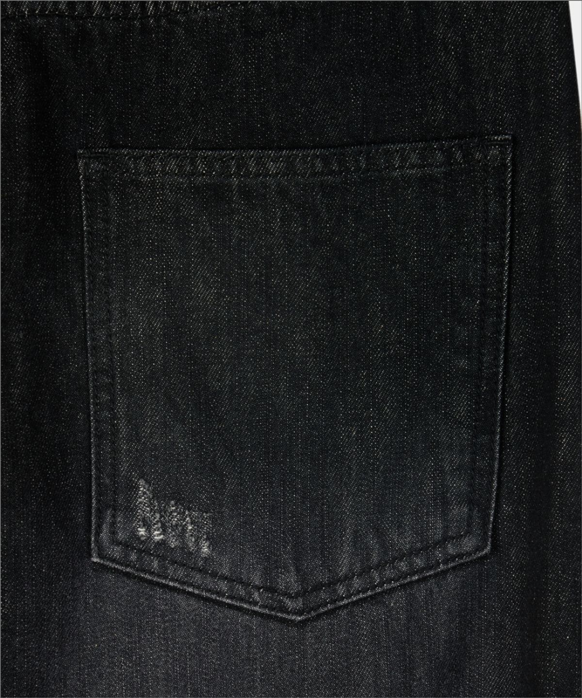 메종미네드(MAISON MINED) DESTROYED WASHING DENIM PANTS BLACK