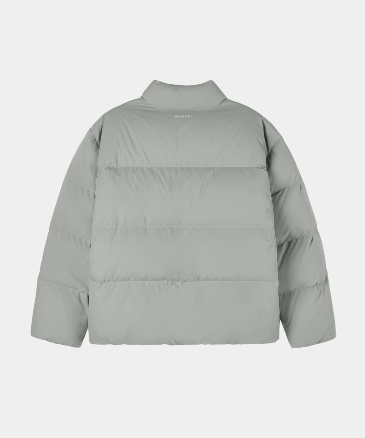 메종미네드(MAISON MINED) BASIC SHORT PUFFER DOWN JACKET LIGHT GRAY