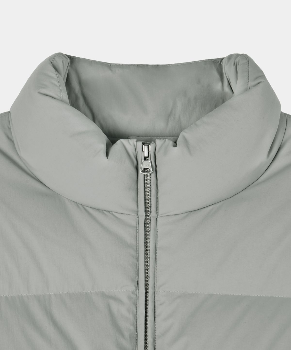 메종미네드(MAISON MINED) BASIC SHORT PUFFER DOWN JACKET LIGHT GRAY