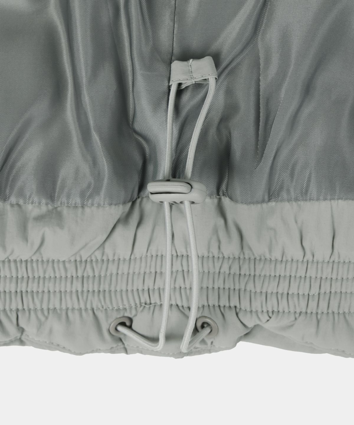 메종미네드(MAISON MINED) BASIC SHORT PUFFER DOWN JACKET LIGHT GRAY