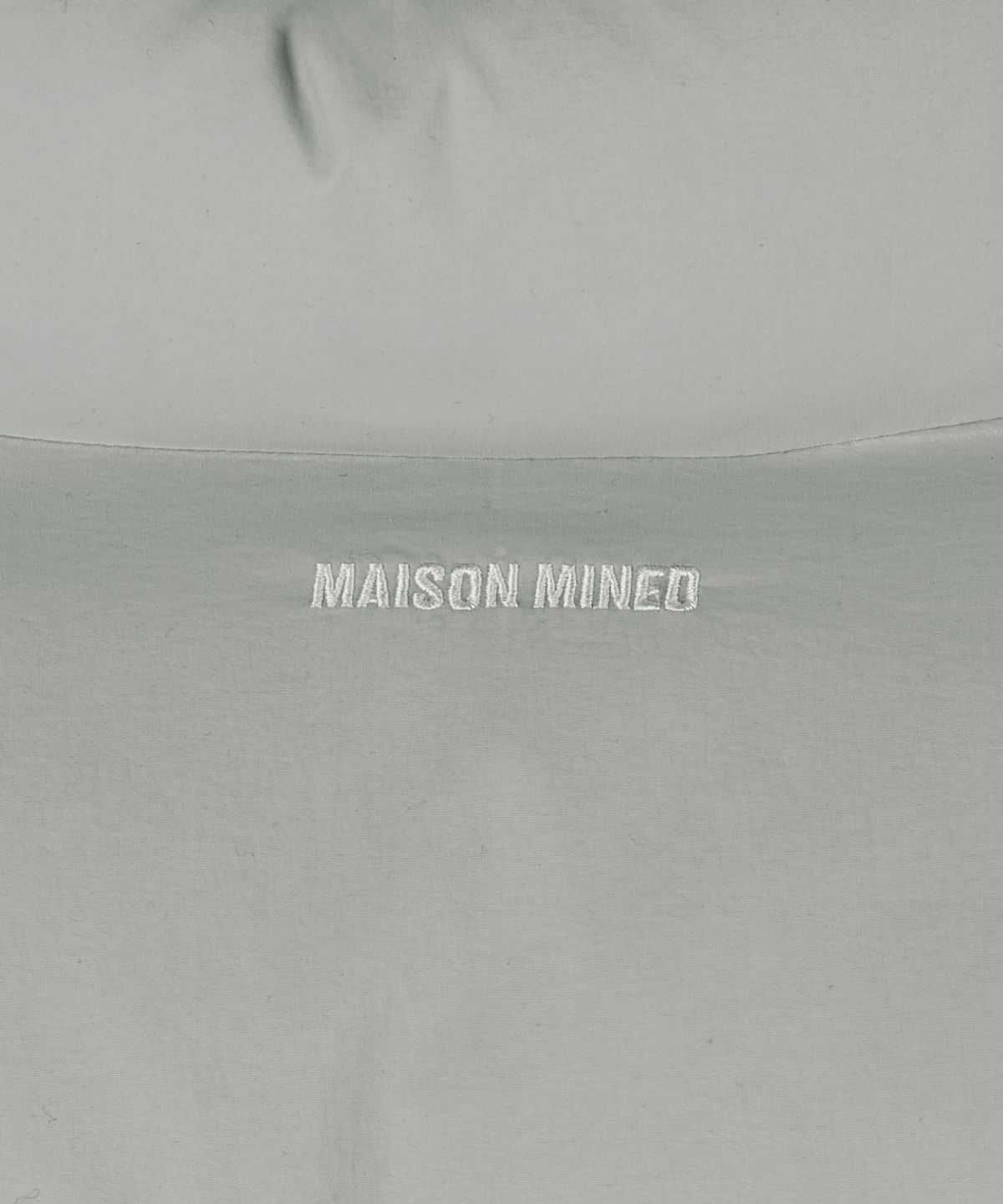 메종미네드(MAISON MINED) BASIC SHORT PUFFER DOWN JACKET LIGHT GRAY