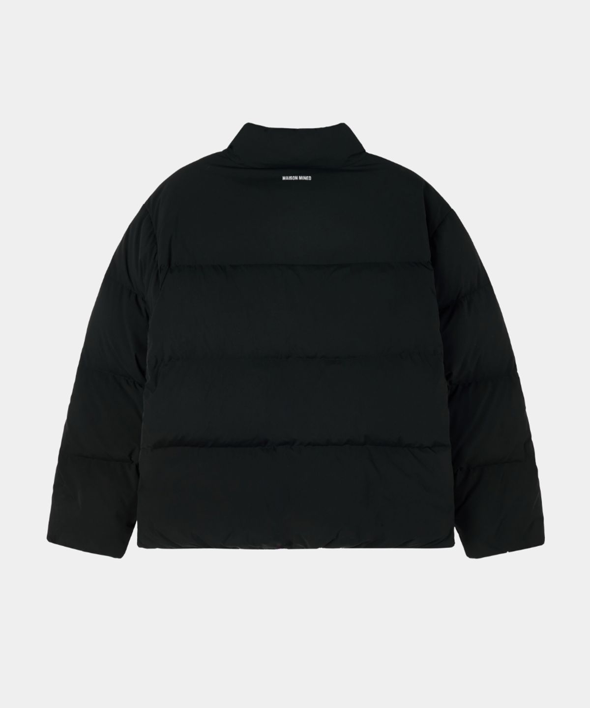 메종미네드(MAISON MINED) BASIC SHORT PUFFER DOWN JACKET BLACK