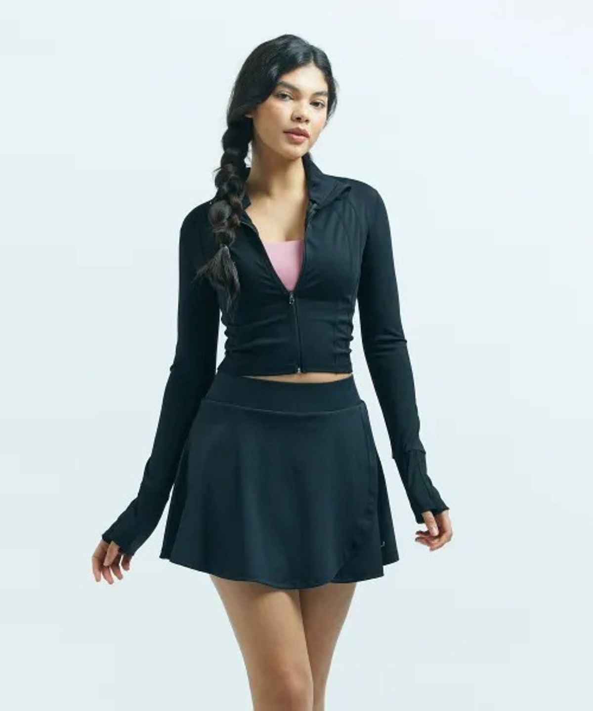 레이지비(LAZYBEE) 이지무브 여성 (러닝 짐웨어 워터) 투인원 레깅스 스커트(2컬러)