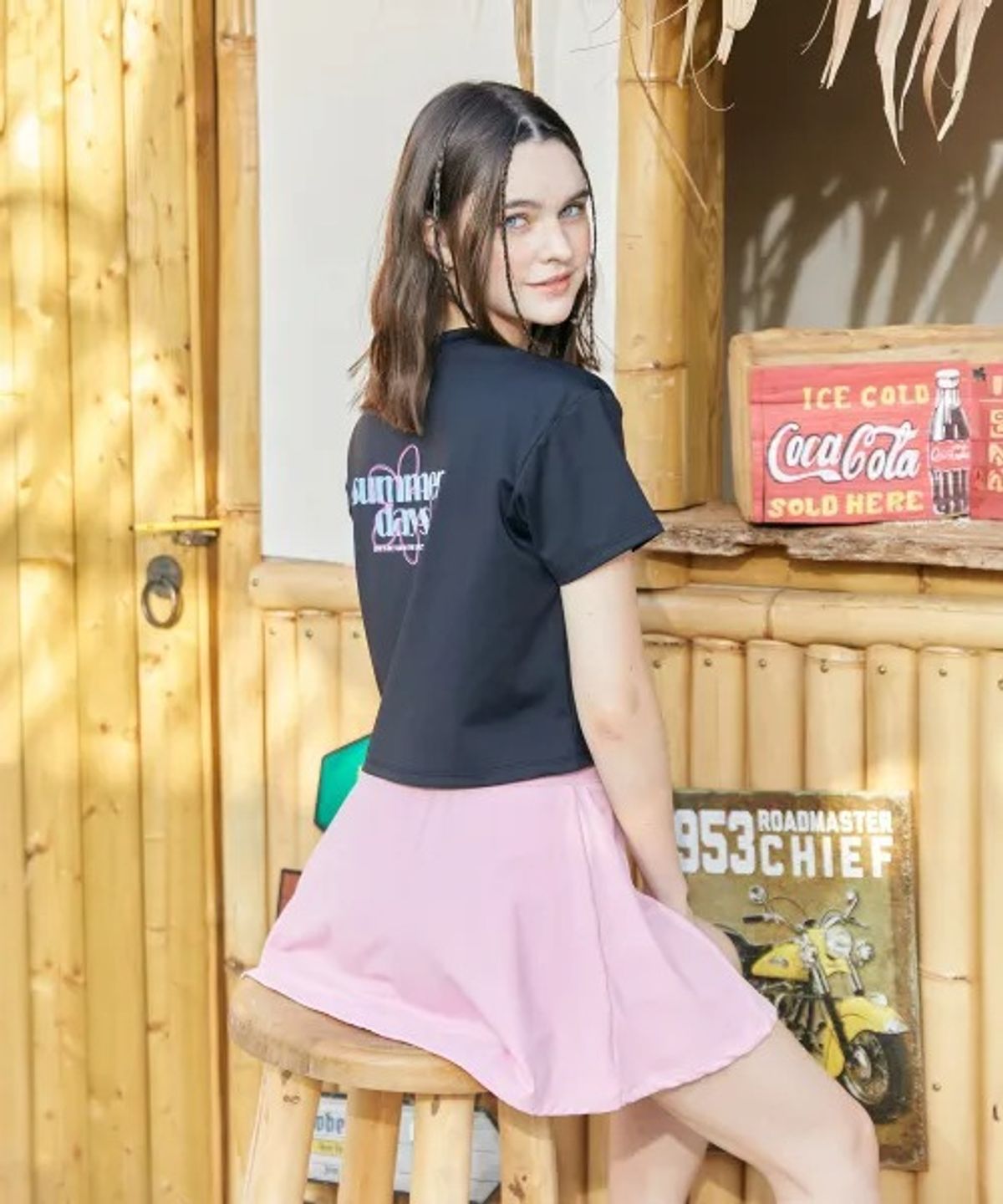 레이지비(LAZYBEE) 이지무브 여성 (러닝 짐웨어 워터) 투인원 레깅스 스커트(2컬러)