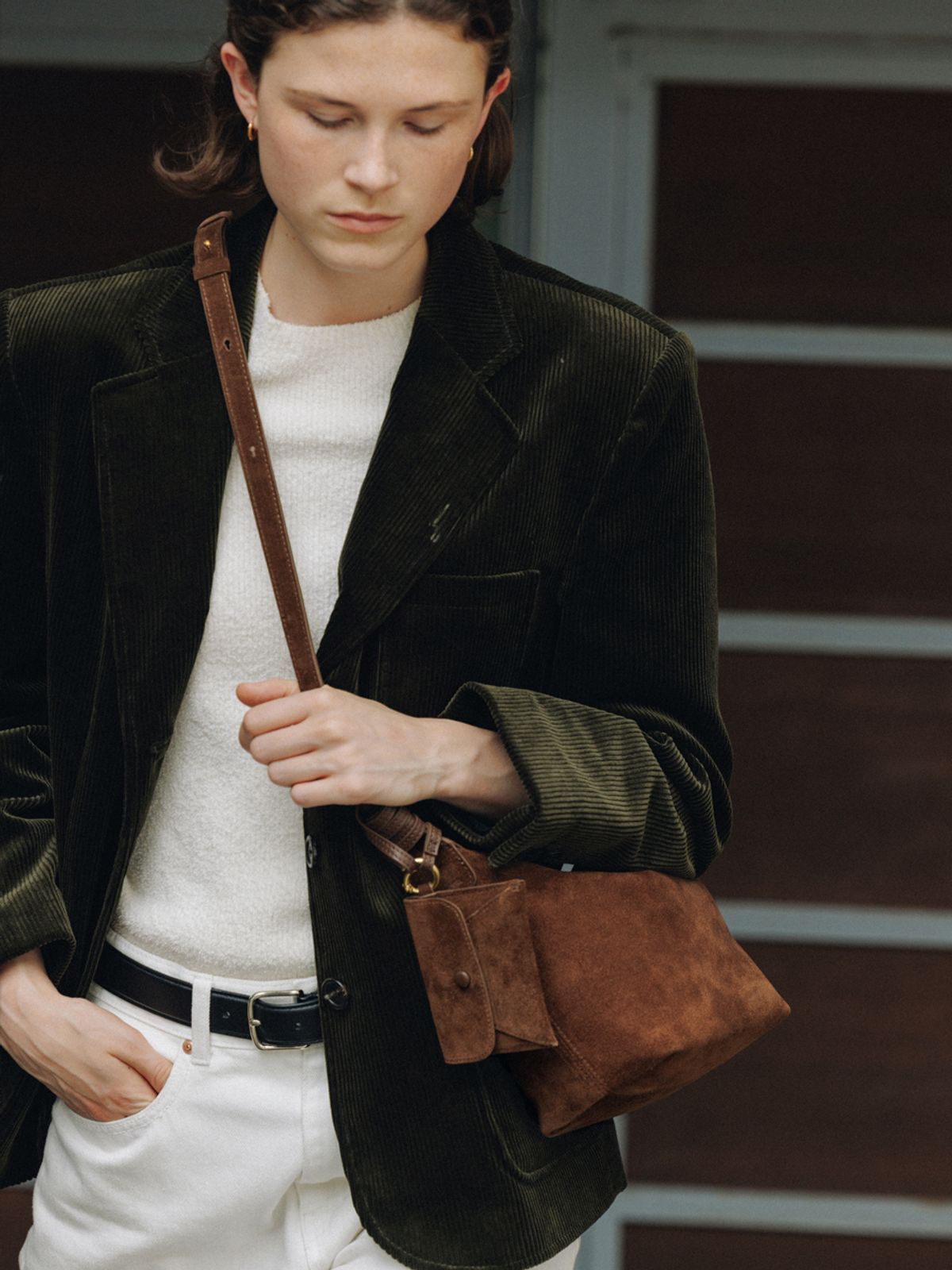 드메리엘(DEMERIEL) Veneta Volume Bag Chestnut