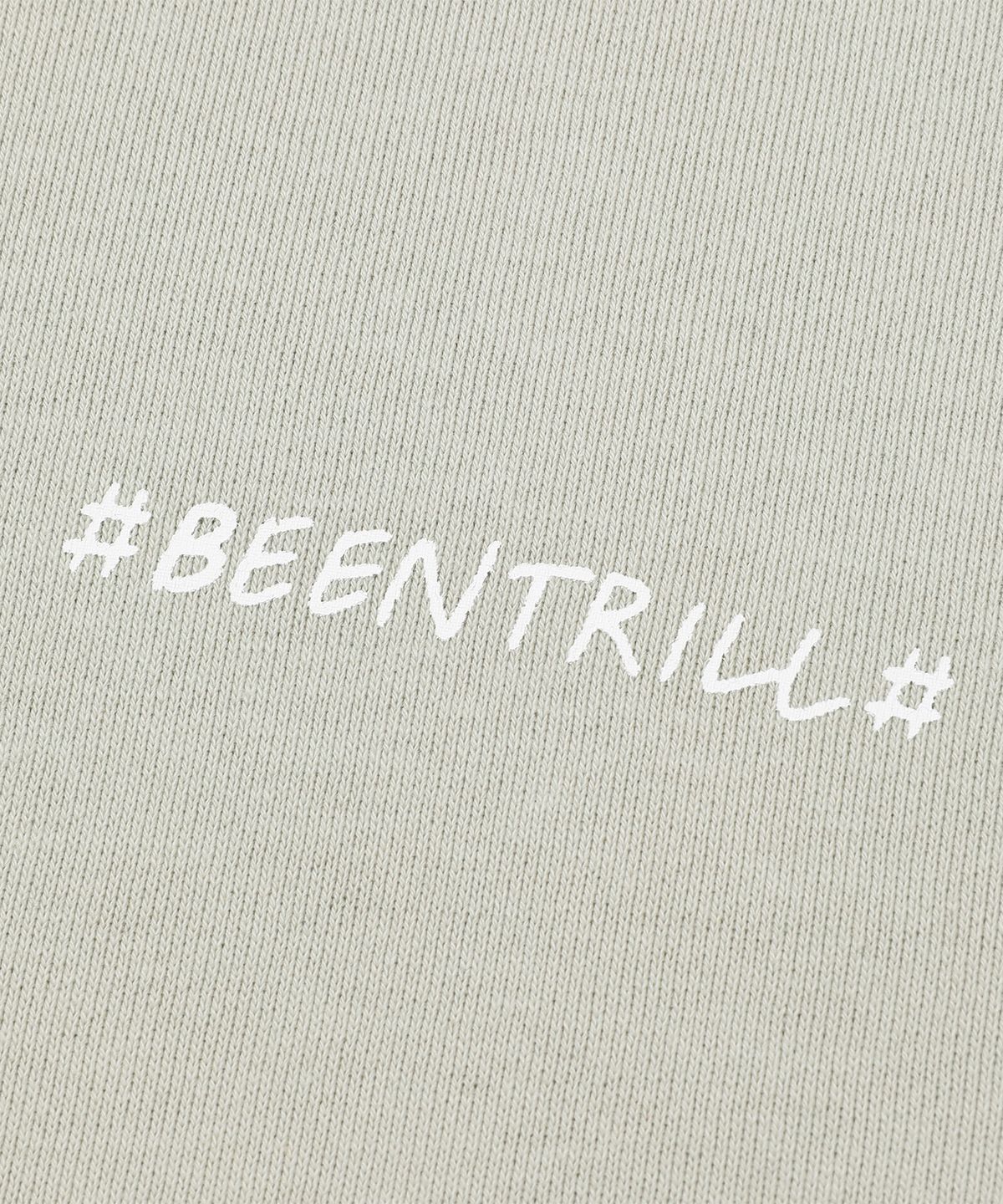 빈트릴(BEENTRILL) 데이지 해시태그 후드(애쉬 그레이)