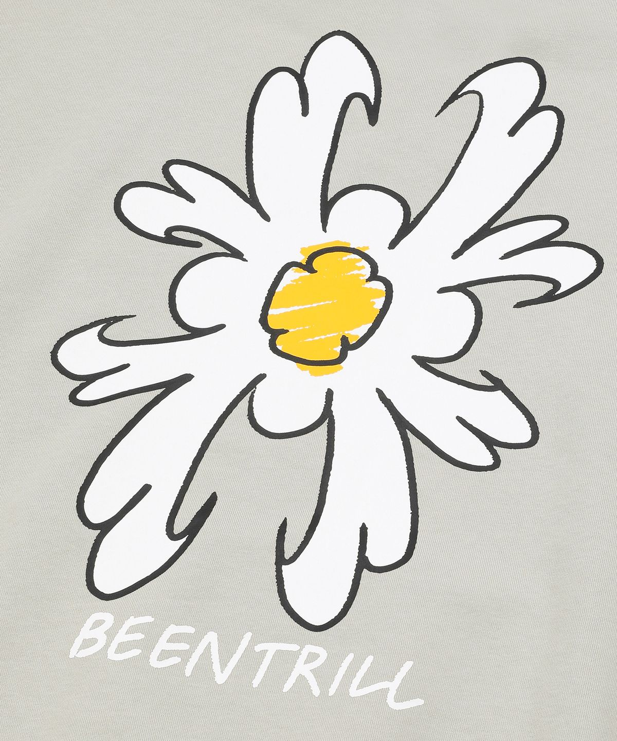 빈트릴(BEENTRILL) 데이지 해시태그 후드(애쉬 그레이)